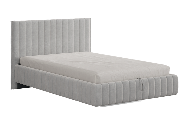 Каркас кровати Твикс 120х200 см галька (велюр)