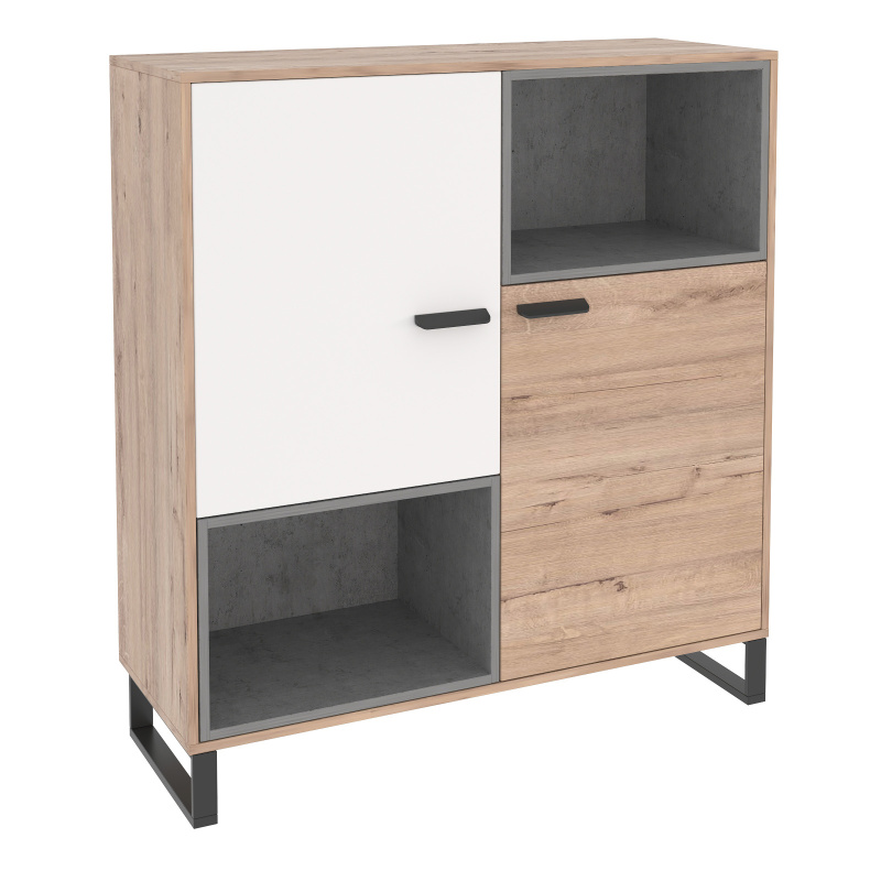 Шкаф книжный LIBERTY BLACK
