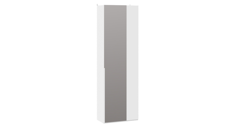 Шкаф угловой (366) с 1 зеркальной дверью «Порто»