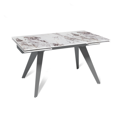 Стол раскладной Рейн (140+40+40), керамика глянцевая Patagoniya