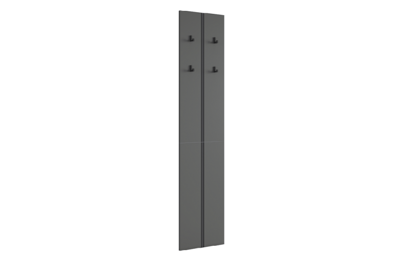 Прихожая "Мебельсон К27" (1200х350х1950) графит