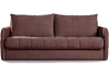 Верона компакт диван-кровать прямой велюр коричневый