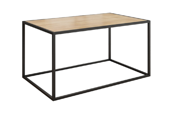 Стол журнальный Стиль 1 черный муар/дуб сонома