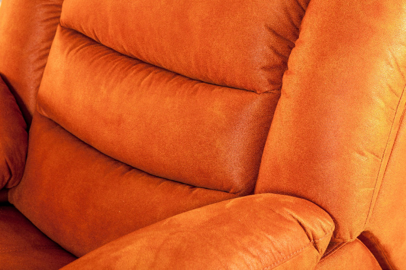 Ридберг диван-кровать прямой замша рыжий