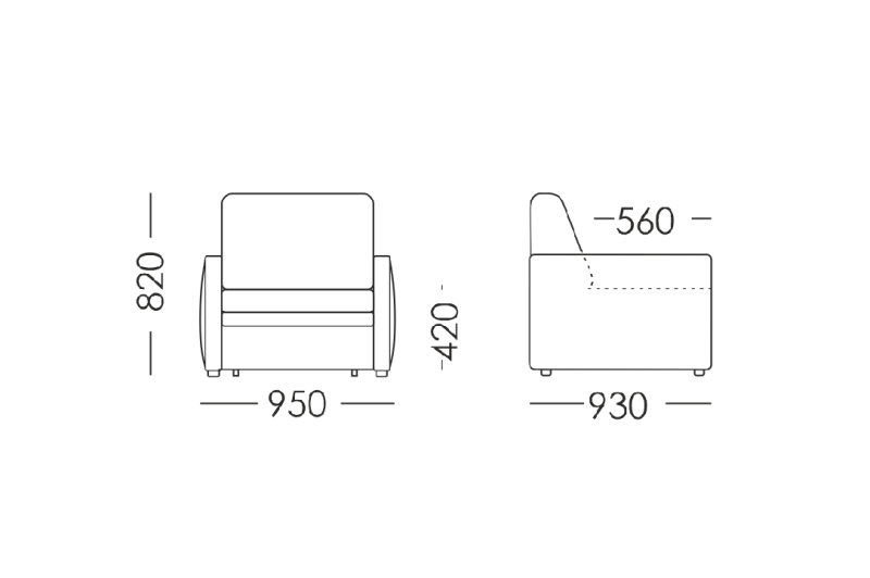 Кресло MONACO раскладное