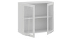 Шкаф навесной c двумя дверями со стеклом «Весна»
