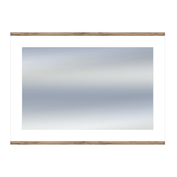 Зеркало Вега Скандинавия глянец белый 