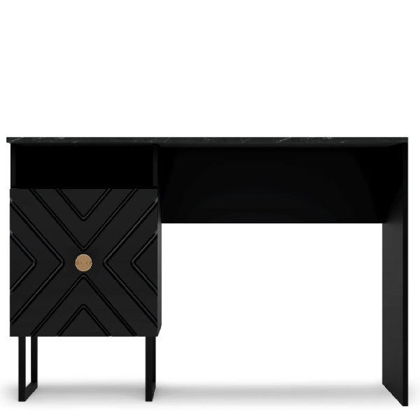 Стол письменный Марсель Глянец черный