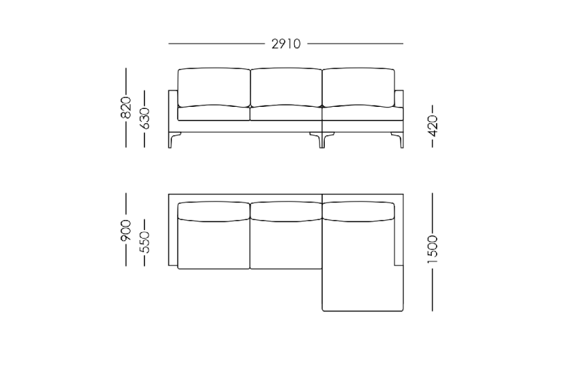 Диван угловой OCEAN