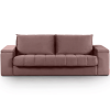 Верона диван-кровать прямой велюр коричневый