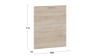 Фасад для посудомоечной машины «Гранита» (600 мм)