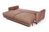 Осло диван-кровать прямой рогожка коричневый