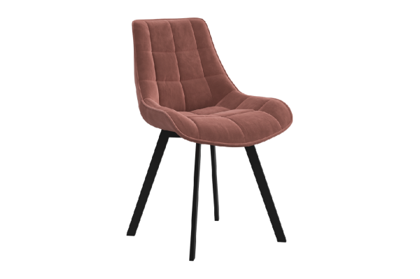 Стул Монти Т2 вереск (велюр)/черный