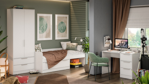 Набор детской мебели «Марли» стандартный Белый