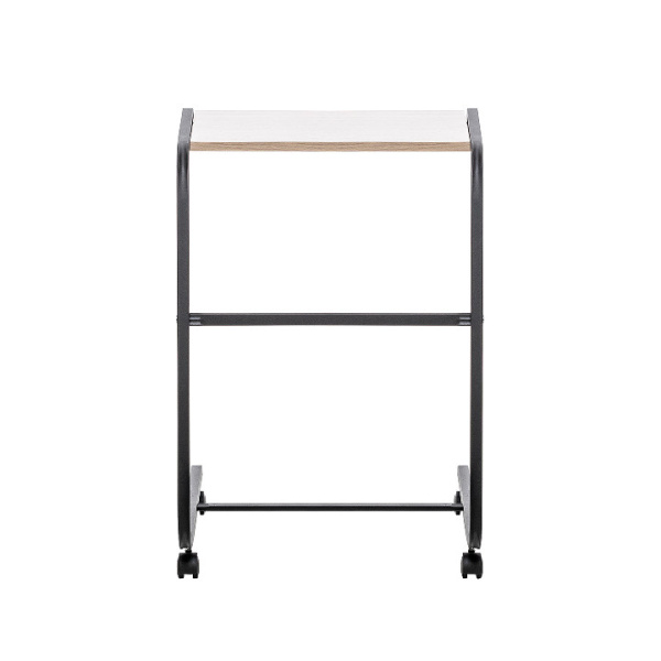 Стол подкатной Leset Айро Чёрный Шимо светлый