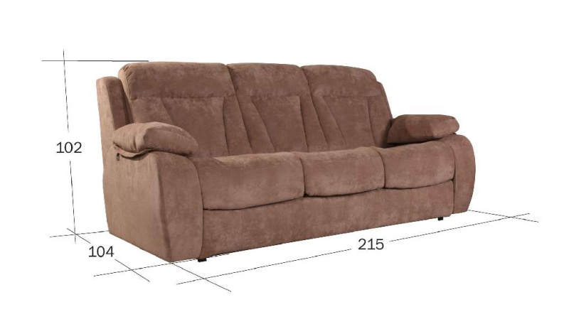 Манчестер диван-кровать трехместный