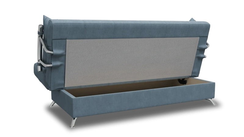 Диван "Финка с хромированными боковинами"