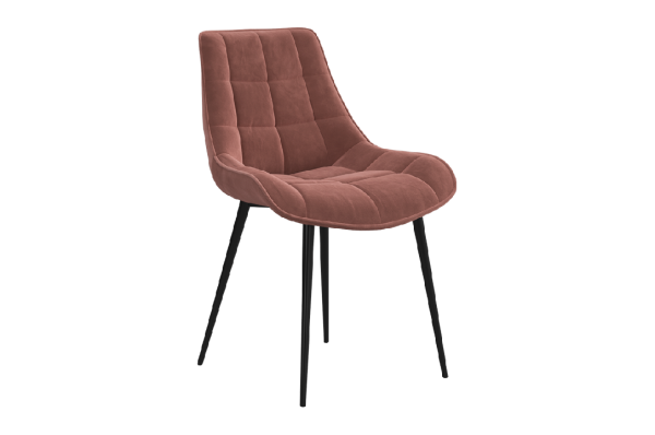 Стул Монти Т1 вереск (велюр)/черный