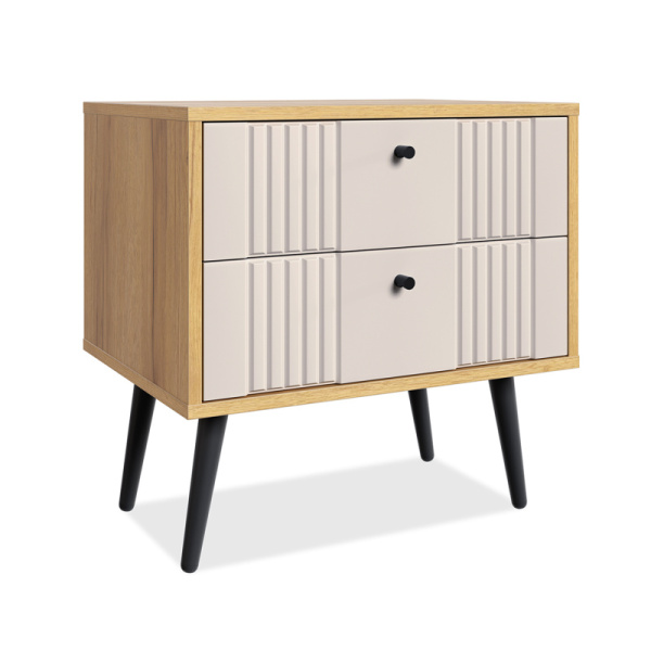 Тумба прикроватная Вега Саксония Миндаль