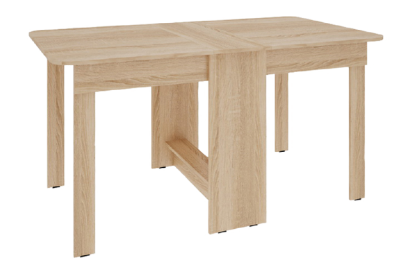 Стол-книжка раскладной ПВХ дуб сонома