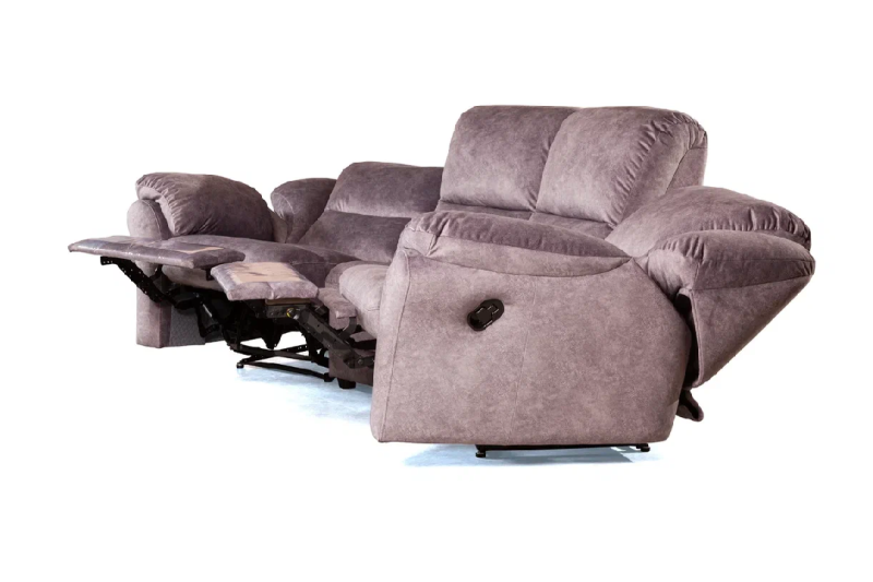 Сан-Ремо диван трехместный, 2 реклайнера, велюр Felicita