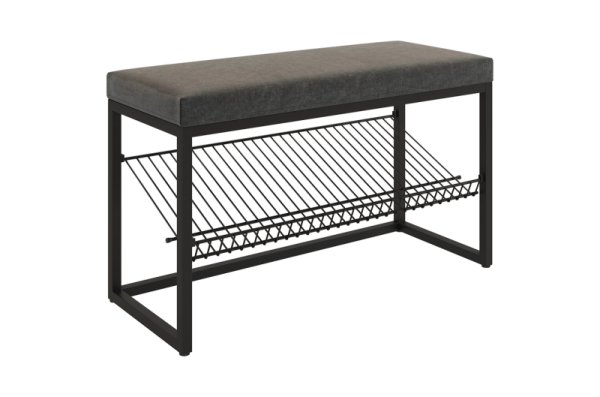 Обувница Крафт 1 черный муар/графит