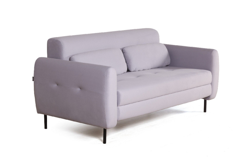 Сиена диван-кровать прямой с подлокотниками, бархат 04