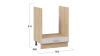 Шкаф напольный под бытовую технику «Гранита»
