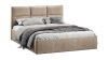 Кровать с ПМ «Стелла» Тип 1 (с подъемным механизмом) Микровелюр Wellmart Dark Beige