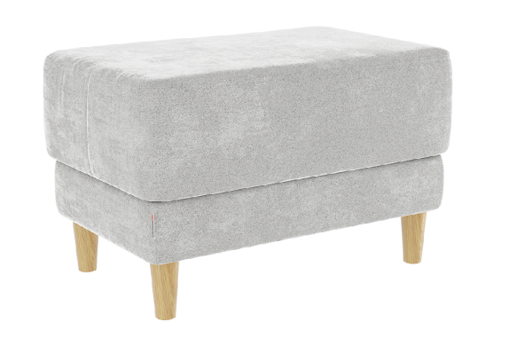 Пуф Рондо 2 галька (велюр)