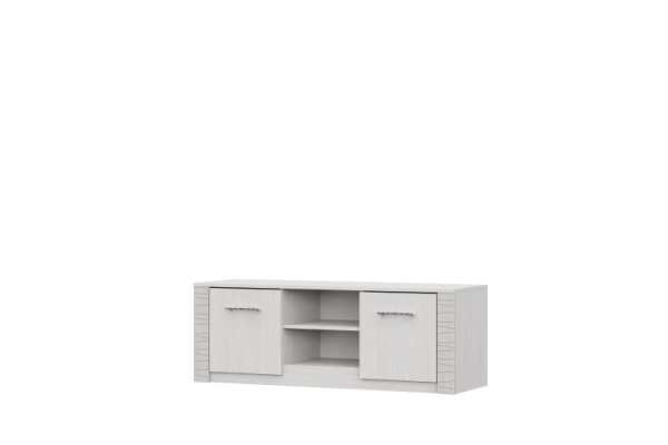 Модульная система "Гамма 20" Тумба для телевидеоаппаратуры (1300) Серия №4 Ясень анкор  светлый / Сандал светлый