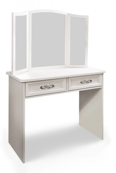 Туалетный столик Мишель белый матовый