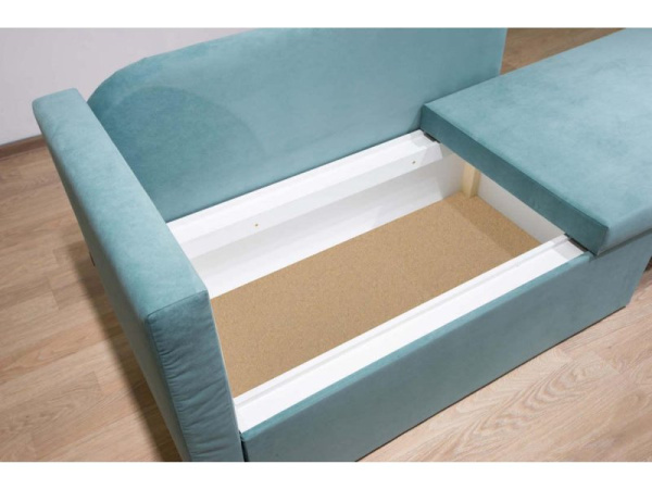 Диван  МИРКА велюр бирюзовый