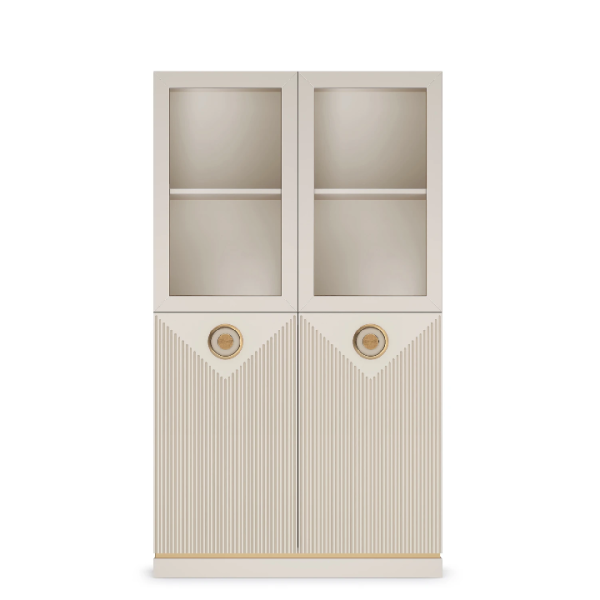 Витрина низкая Капри Сатин