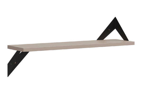 Рич Полка навесная кашемир/черный