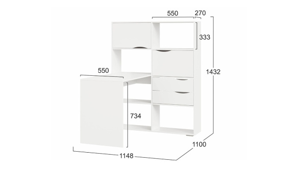 Стол письменный тип 7