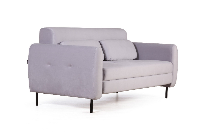 Сиена диван-кровать прямой с подлокотниками, бархат 04