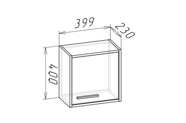 Шкаф навесной LAMBO