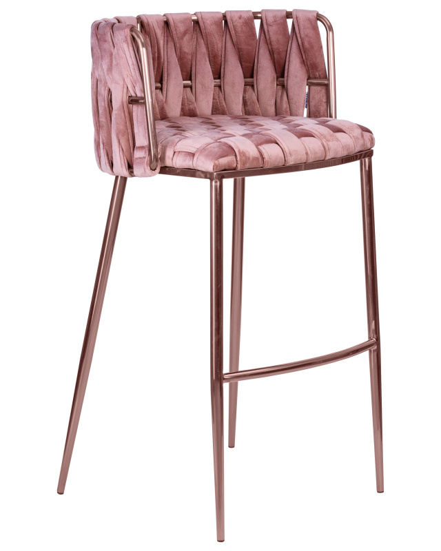 Стул барный DOBRIN EMMA ROSE GOLD