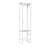 Комод Leset Ноа с вешалкой Белый Клён Светло-серый