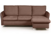 Ханс диван-кровать с шезлонгом рогожка коричневый