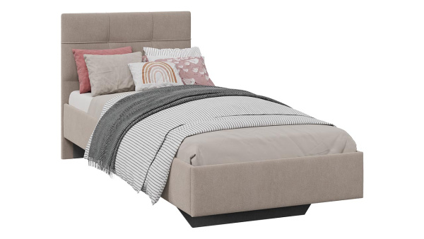 Кровать без ПМ «Элис» Тип 1 (без подъемного механизма) Велюр ultra cashmere