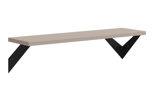 Рич Полка навесная кашемир/черный