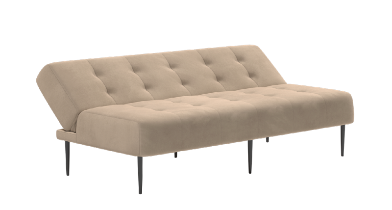 Монако диван-кровать прямой трехместный, без подлокотников, бархат 05