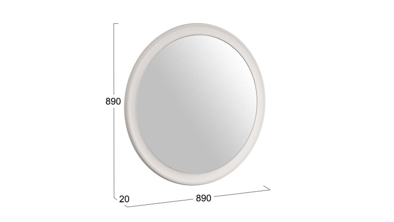 Зеркало навесное «Тиффани» Исп.2.2