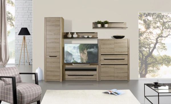 Гостиная Афина 1 Ясень Таормина/Венге