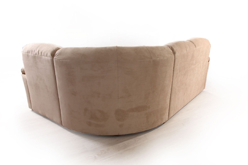 Диаманте диван-кровать угловой велюр бежевый