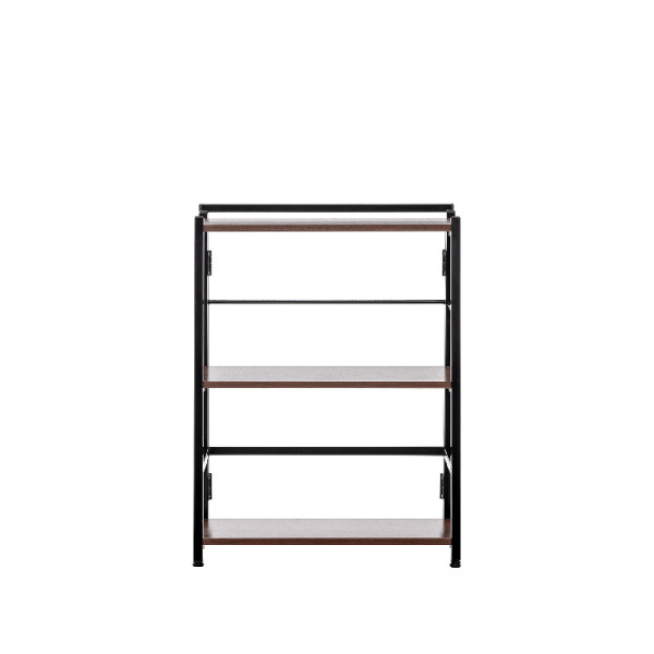 Стеллаж раскладной Leset Пако 800 трапеция Чёрный Орех донской