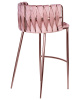 Стул барный DOBRIN EMMA ROSE GOLD