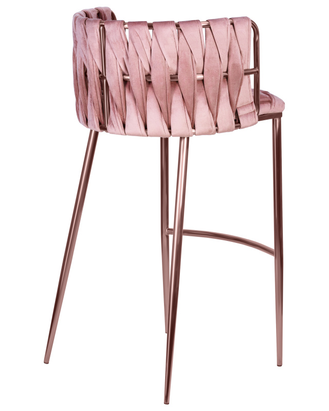 Стул барный DOBRIN EMMA ROSE GOLD